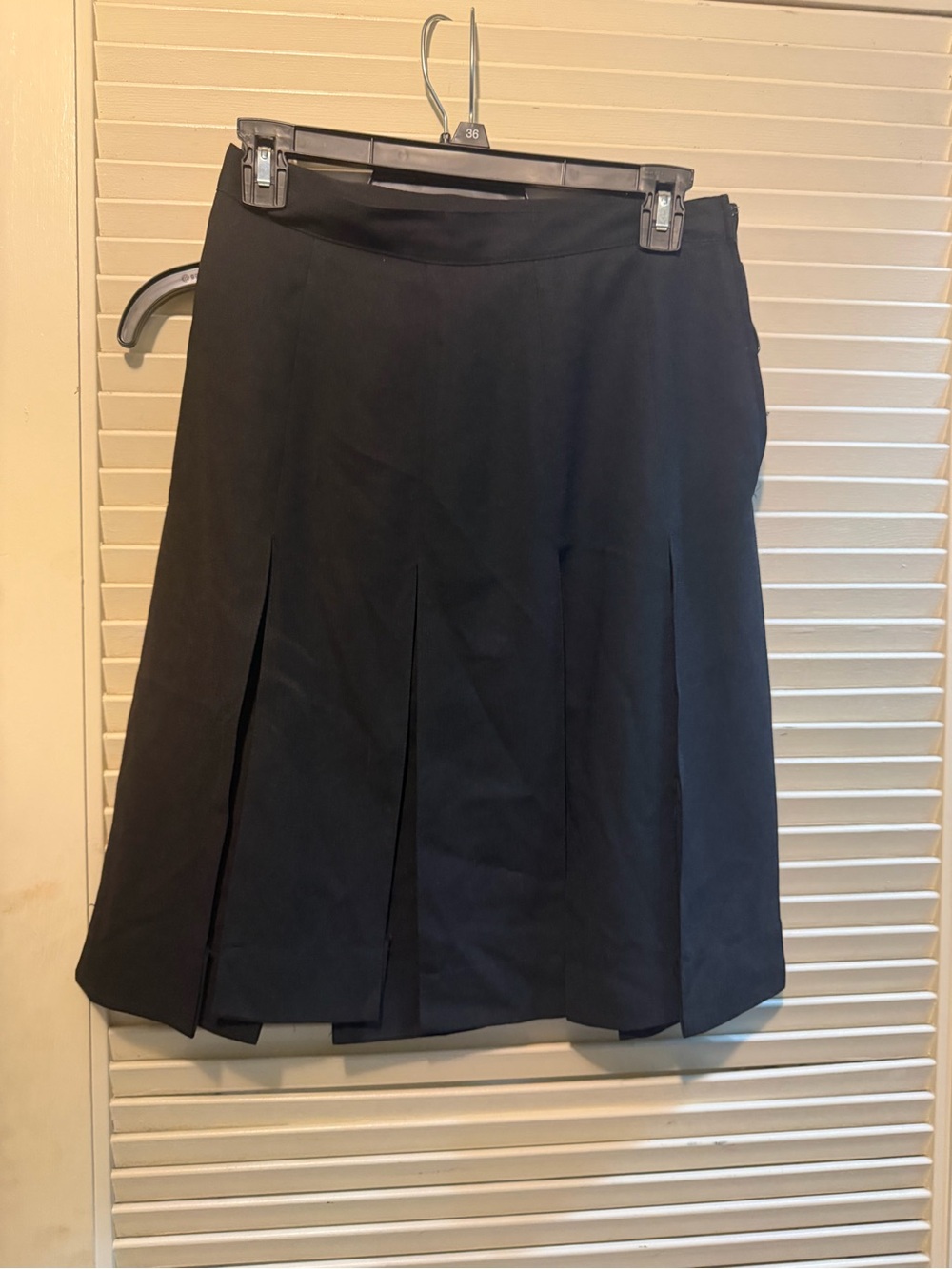 Limited Black Pleated Women's Skirt - Brand Not Visible